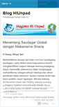 Mobile Screenshot of magisterhiunpad.wordpress.com