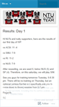 Mobile Screenshot of ntuultimate.wordpress.com