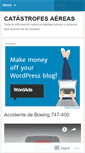 Mobile Screenshot of catastrofesaereas.wordpress.com