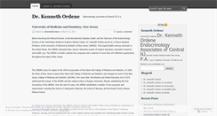 Desktop Screenshot of drkennethordene.wordpress.com