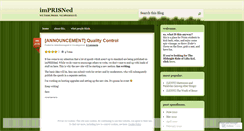 Desktop Screenshot of imprisned.wordpress.com