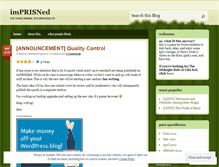 Tablet Screenshot of imprisned.wordpress.com