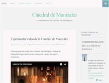 Tablet Screenshot of catedralmanizales.wordpress.com