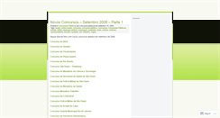 Desktop Screenshot of concursosbr.wordpress.com