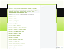 Tablet Screenshot of concursosbr.wordpress.com