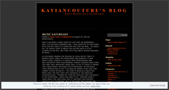 Desktop Screenshot of kayiancouture.wordpress.com