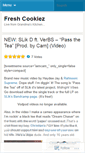Mobile Screenshot of freshcookiezblog.wordpress.com