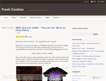 Tablet Screenshot of freshcookiezblog.wordpress.com