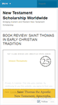 Mobile Screenshot of ntscholarship.wordpress.com