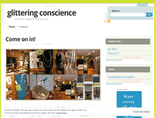 Tablet Screenshot of glitteringconscience.wordpress.com