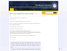 Tablet Screenshot of maverickmarketing.wordpress.com
