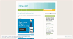 Desktop Screenshot of morganash.wordpress.com