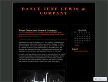 Tablet Screenshot of dancejunelewis.wordpress.com