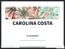 Tablet Screenshot of carolinacostajung.wordpress.com