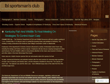 Tablet Screenshot of lblsportsmanclub.wordpress.com