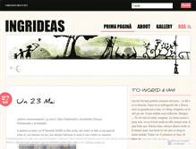 Tablet Screenshot of ingrideas.wordpress.com