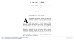 Desktop Screenshot of kvennarad.wordpress.com