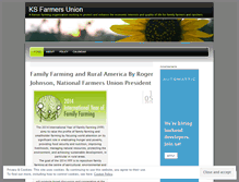 Tablet Screenshot of ksfarmersunion.wordpress.com