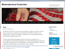 Tablet Screenshot of modevakschoolcantecleer.wordpress.com