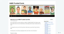 Desktop Screenshot of abcfootballcards.wordpress.com