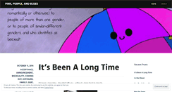 Desktop Screenshot of pinkpurpleblue.wordpress.com