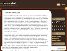 Tablet Screenshot of fatimamusbah.wordpress.com