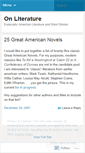 Mobile Screenshot of onliterature.wordpress.com