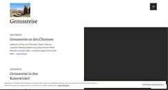 Desktop Screenshot of genussreise.wordpress.com
