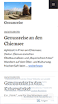Mobile Screenshot of genussreise.wordpress.com