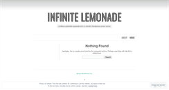 Desktop Screenshot of infinitelemonade.wordpress.com