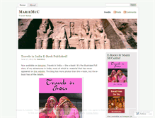 Tablet Screenshot of mariemcc.wordpress.com