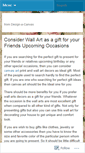 Mobile Screenshot of canvasprintart.wordpress.com