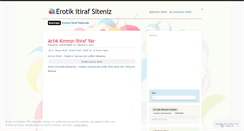 Desktop Screenshot of erotikitiraflar.wordpress.com