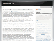 Tablet Screenshot of entertainmentunit.wordpress.com