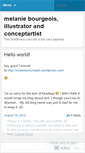 Mobile Screenshot of melustration.wordpress.com
