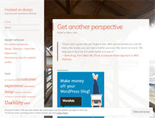 Tablet Screenshot of hookedondesign.wordpress.com