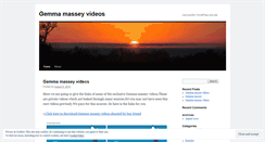 Desktop Screenshot of gemmamasseyvideos.wordpress.com