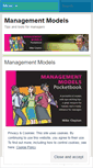 Mobile Screenshot of managementmodels.wordpress.com