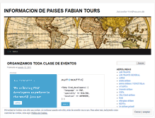 Tablet Screenshot of infofabiantourspaises.wordpress.com