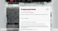 Desktop Screenshot of fjordifieber.wordpress.com
