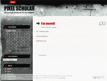 Tablet Screenshot of pixelscholar.wordpress.com