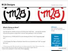 Tablet Screenshot of m28designs.wordpress.com