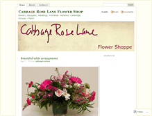 Tablet Screenshot of cabbageroselane.wordpress.com