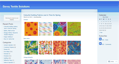 Desktop Screenshot of daveytextiles.wordpress.com
