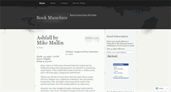 Desktop Screenshot of bookmunchies.wordpress.com