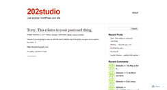 Desktop Screenshot of 202studio.wordpress.com