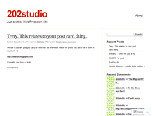 Tablet Screenshot of 202studio.wordpress.com