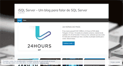 Desktop Screenshot of isqlserver.wordpress.com