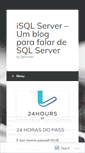 Mobile Screenshot of isqlserver.wordpress.com