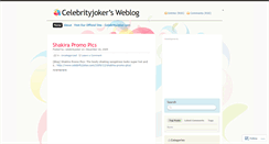 Desktop Screenshot of celebrityjoker.wordpress.com